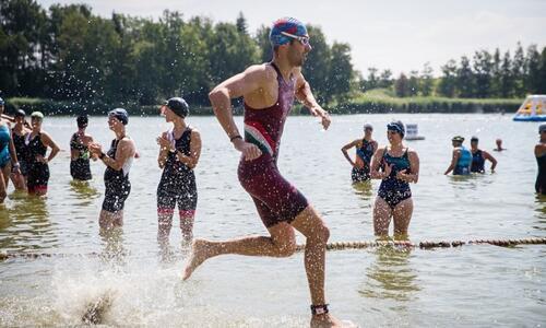 Aquatlon OB a Pamut-tónál Veresegyházon
